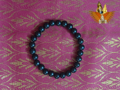 Karungali Bracelet - Black Ebony Wood Bead Bracelet