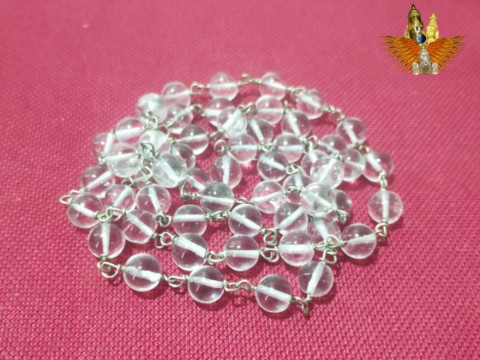 German Silver Spadika Maalai - 54 beads